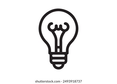 Bulb Icon Vector Art And Illustration