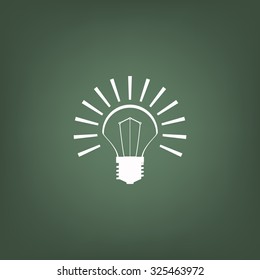 bulb icon. icon. vector design