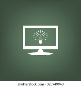 bulb icon. icon. vector design