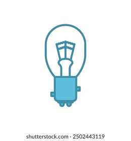 bulb icon vector design template elegant style