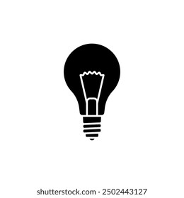 bulb icon vector design template elegant style