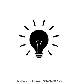 plantillas de diseño de vectores de iconos de bombilla 