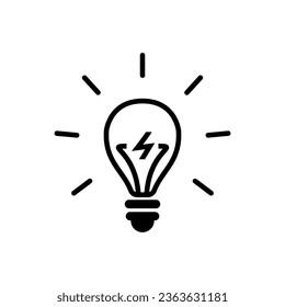 Vektordesign-Vorlagen für Glühbirnen-Symbole 