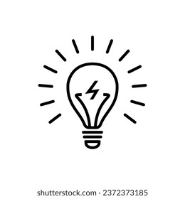 bulb icon vector design templates 