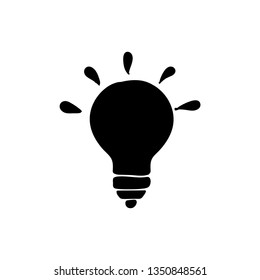 BULB Icon vector doodle