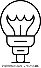 Bulb Icon Vector Element line icon design vector icons