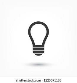  bulb icon. Vector  Eps 10 