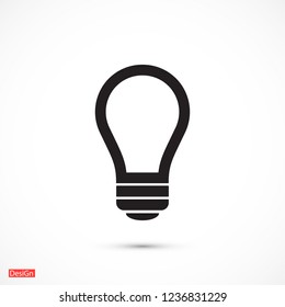  bulb icon. Vector  Eps 10 