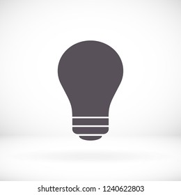  bulb icon. Vector  Eps 10 