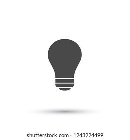  bulb icon. Vector  Eps 10 