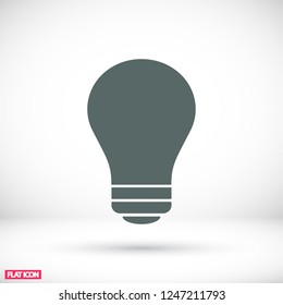  bulb icon. Vector  Eps 10 
