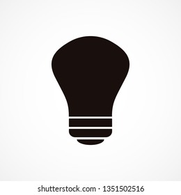 bulb  icon. Vector  Eps 10 