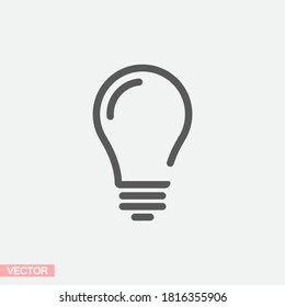 bulb icon Vector Eps 10 Lorem Ipsum Flat Design light  lamp symbol