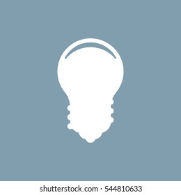 Bulb Icon Vector flat design style