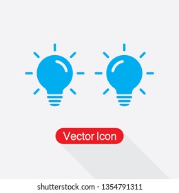 Bulb Icon Vector Illustration Eps10