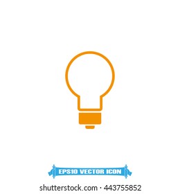 bulb icon vector illustration eps10