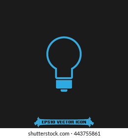 bulb icon vector illustration eps10