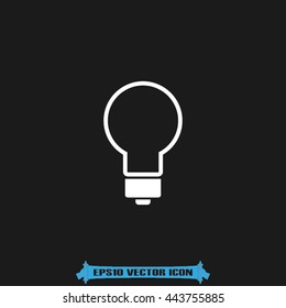 bulb icon vector illustration eps10