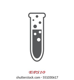 bulb icon, vector illustration eps10