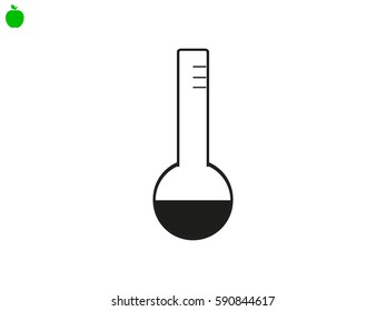 bulb icon, vector illustration eps10
