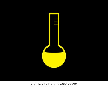 bulb icon, vector illustration eps10
