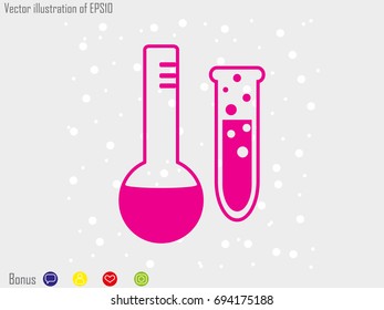 bulb icon, vector illustration eps10