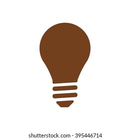 Bulb   icon, vector illustration. Flat design style