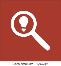 Bulb   icon, vector illustration. Flat design style