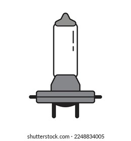 Bulb icon vector illustration template design