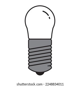 Vektorgrafik-Vektorgrafik-Vorlagendesign mit Bulb-Symbol