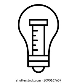 Bulb icon vector image. Can also be used for web apps, mobile apps and print media.
