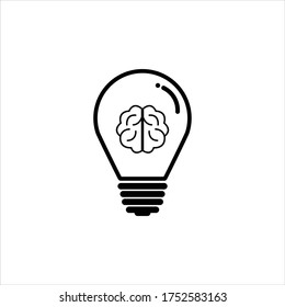 ilustración de lámpara vectorial de icono de bombilla