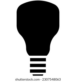 Bulb icon vector. Light illustration sign. Electricity symbol or logo.