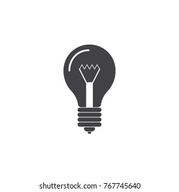 BULB Icon vector on white background