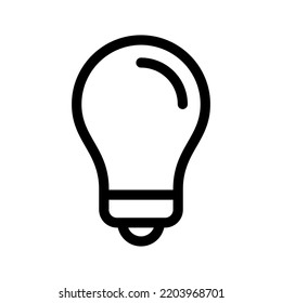 Bulb Icon Vector Symbol Design Illustration