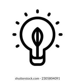 Ilustración de diseño de símbolos vectores de iconos de bombilla