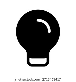 Bulb Icon Vector Symbol Design Illustration
