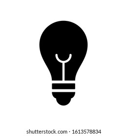 bulb icon vector template illustration design
