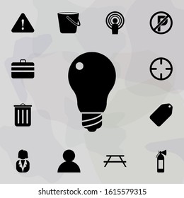 bulb icon. web icons universal set for web and mobile