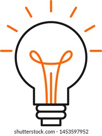 Bulb icon for your project
