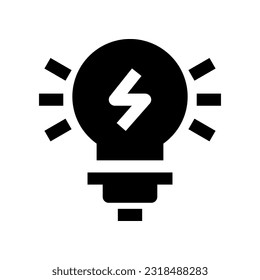 bulb icon for your website, mobile, presentation, and logo design.