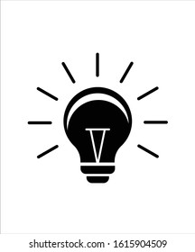 bulb icon,vector best flat bulb icon.