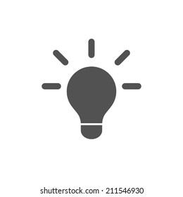 bulb icon,vector illustration