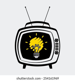 bulb idea design, vector illustration eps10 graphic 