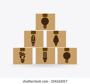 bulb idea design, vector illustration eps10 graphic 