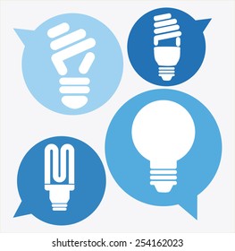bulb idea design, vector illustration eps10 graphic 