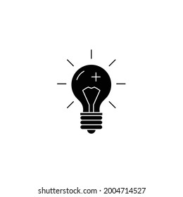 Bulb idea icon, eps 10