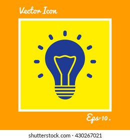 Bulb Or Idea Icon. Eps-10.