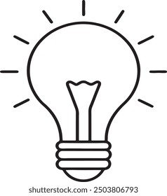 Bulb Idea Icon Vector Illustration