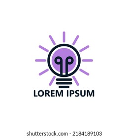 Vector de diseño de plantillas de logotipo de ideas en masa